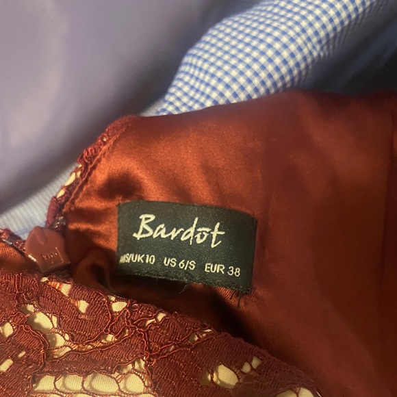 Bardot Red Lace body suit - size small - Picture 4 of 4